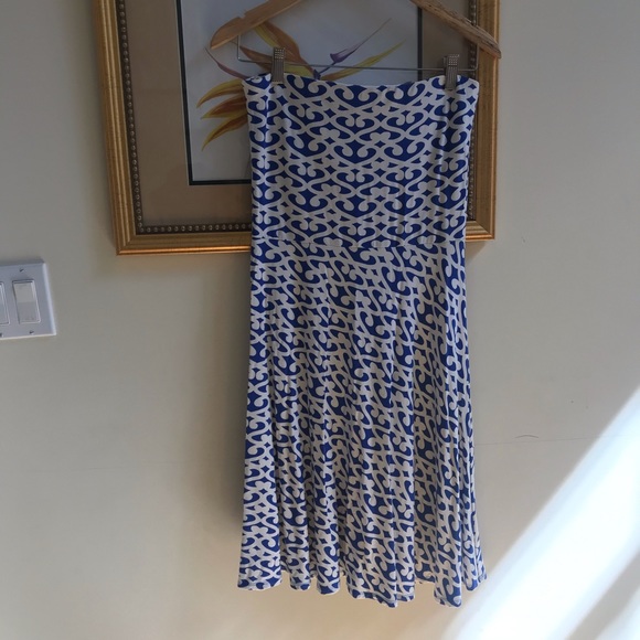 Ann Taylor blue strapless dress size small - Picture 6 of 6